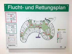 Beispiel für einen Flucht- und Rettungsplan